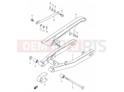 SUZUKI DS80 W (1998) (E03,E28,E33) 31 - REAR SWINGING ARM