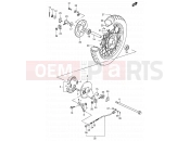 SUZUKI DS80 W (1998) (E03,E28,E33) 34 - REAR WHEEL