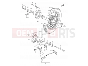 SUZUKI DS80 W (1998) (E24) 34 - REAR WHEEL