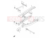 SUZUKI DS80 X (1999) (E24) 31 - REAR SWINGING ARM