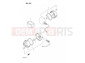 SUZUKI FA50 L (1990) 16A - TURN SIGNAL LAMP (E21)