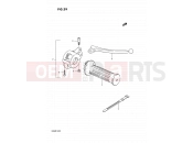 SUZUKI FA50 L (1990) 29 - RIGHT HANDLE SWITCH (E06,E24)