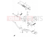 SUZUKI FB100 / FB100D G (1986) 31 - STAND - FOOTREST