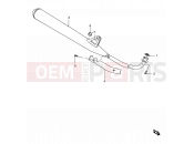 SUZUKI FB100 / FB100D V (1997) 12 - MUFFLER