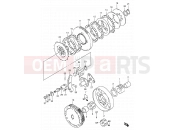 SUZUKI FB100 X (1999) 14A - CLUTCH (MODEL S/V/X/Y)