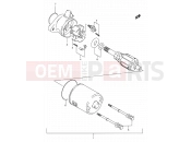SUZUKI FB100 Y (2000) 18 - STARTER MOTOR (FB100DG/DR/DS/DV)