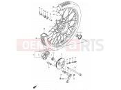 SUZUKI FB100 Y (2000) 48A - FRONT WHEEL (SEE NOTE)