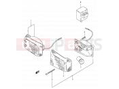 SUZUKI FB80 K (1989) 21 - FRONT TURNSIGNAL LAMP