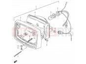 SUZUKI FB80 M (1991) 20 - HEADLAMP