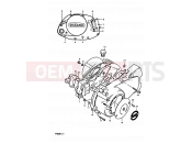 SUZUKI FR80 N (1992) 3 - CRANKCASE COVER