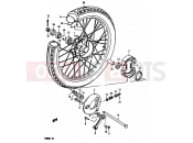 SUZUKI FR80 Z (1982) 55 - FRONT WHEEL