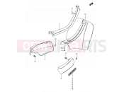 SUZUKI FZ50 G (1986) 38 - FRAME COVER (MODEL X/Z/G)