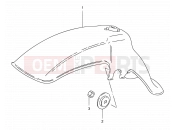 SUZUKI FZ50 G (1986) 44 - FRONT FENDER