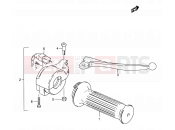 SUZUKI FZ50 G (1986) 47 - RIGHT HANDLE SWITCH (E01,E02,E16,E50)