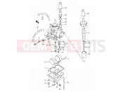 SUZUKI FZ50 L (1990) 7 - CARBURETOR ASSY