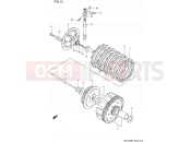 SUZUKI GN125E P (1993) (E03) 13 - CLUTCH