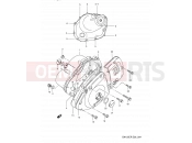 SUZUKI GN125E P (1993) (E03,E28,E33) 4 - CRANKCASE COVER