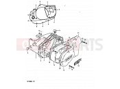 SUZUKI GP100 / GP100E D (1983) 3A - CRANKCASE COVER (MODEL L)