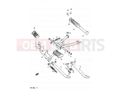 SUZUKI GP100 / GP100E D (1983) 27 - STAND - FOOTREST