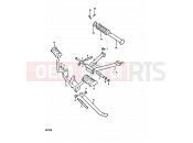 SUZUKI GP125U N (1992) 53 - STAND - FOOTREST