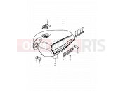 SUZUKI GS1000 T (1996) 43 - FUEL TANK