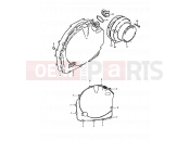 SUZUKI GS1000 S (1995) 5 - CRANKCASE RH COVER