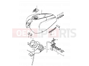 SUZUKI GS1000 S (1995) 32 - FUEL TANK