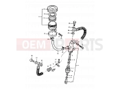 SUZUKI GS1000 S (1995) 48 - REAR MASTER CYLINDER