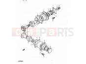 SUZUKI GS1000G T (1996) 16 - SECONDARY DRIVE GEAR