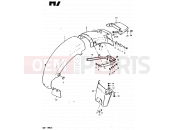 SUZUKI GS1000G T (1996) 73 - REAR FENDER