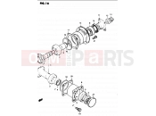 SUZUKI GS1100G E (1984) 16 - SECONDARY DRIVE GEAR