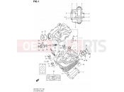 SUZUKI GS125U R (1999) 1 - CYLINDER HEAD