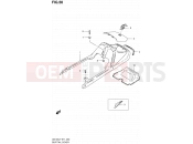 SUZUKI GS125U R (1999) 50 - SEAT TAIL COVER (MODEL X)