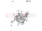 SUZUKI GS450S Z (1983) 3 - CYLINDER HEAD