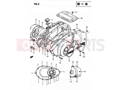 SUZUKI GS450S Z (1983) 8 - CRANKCASE COVER (MODEL D)