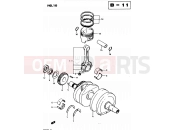 SUZUKI GS450S Z (1983) 10 - CRANKSHAFT