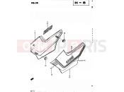 SUZUKI GS450S Z (1983) 58 - FRAME COVER (MODEL D)
