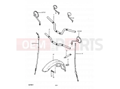 SUZUKI GS450E T (1996) 57 - HANDLEBAR - FRONT FENDER