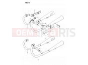 SUZUKI GS450L T (1996) 15 - MUFFLER