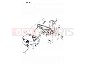 SUZUKI GS450L X (1999) 34 - REAR COMBINATION LAMP
