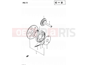 SUZUKI GS450L D (1983) 12 - STARTER CLUTCH