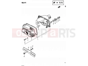 SUZUKI GS450L D (1983) 41 - REAR COMBINATION LAMP (E34)