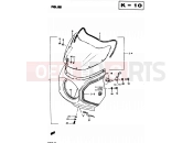 SUZUKI GS450L D (1983) 88 - COWLING (GS450SD E06, E15, E24, E34, E39)