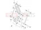 SUZUKI GS500E M (1991) (E28) 48A - CUSHION LEVER (MODEL M/N/P/R/S/T)