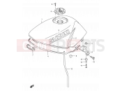 SUZUKI GS500EU Y (2000) 33B - FUEL TANK (MODEL Y)