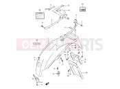 SUZUKI GS500EU Y (2000) 40A - REAR FENDER (MODEL Y)