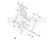 SUZUKI GS500U K1 (2001) 52 - CUSHION LEVER