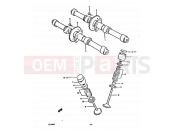 SUZUKI GS550E T (1996) 9 - CAM SHAFT - VALVE