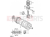 SUZUKI GS650GT Z (1982) 8 - CRANKSHAFT