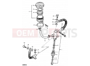 SUZUKI GS850G X (1999) 77 - REAR MASTER CYLINDER